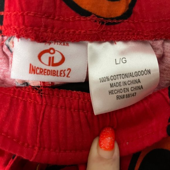 NEW Men's Large Sleep Pants Incredibles2 100% Cotton Mr. Incredible Father's Day - Picture 5 of 6